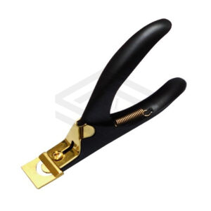 Acrylic False Nail Tip Cutter Clipper Slicer Nails Edge Golden/Black | SSI-BAC-7826